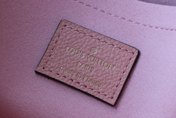 LV M62048 Borsa giornaliera in tela monogrammata e pelle di mucca marrone rosa balletto