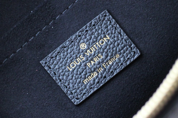 LV M62048 Borsa giornaliera in tela monogramma nera e pelle di mucca
