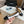 CC FW26 Ballet Flat White Black Patent Leather 868040