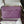 19 FLAP BAG 30 PURPLE GOATSKIN GOLD HARDWARE