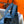 picotin lock blue togo leather silver hardware