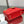 mini lady 17 red lambskin