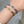 H Kelly Gourmette Sliver Diamond Bracelet