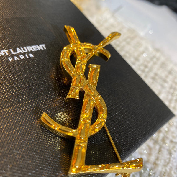 YSL Brooch Gold 158840