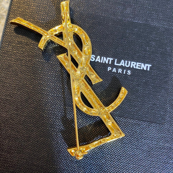 YSL Brooch Gold 158840