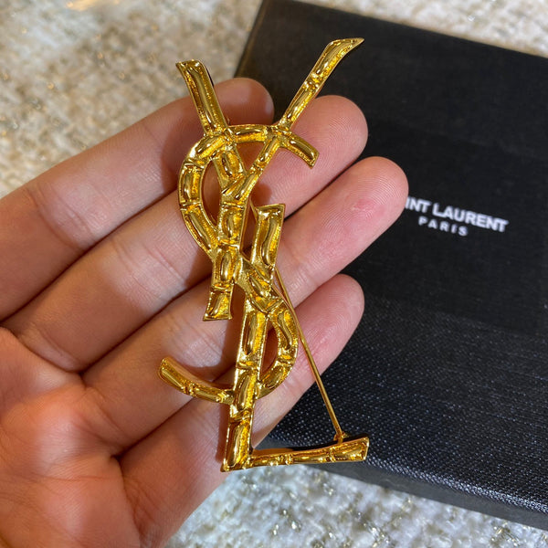 YSL Brooch Gold 158840