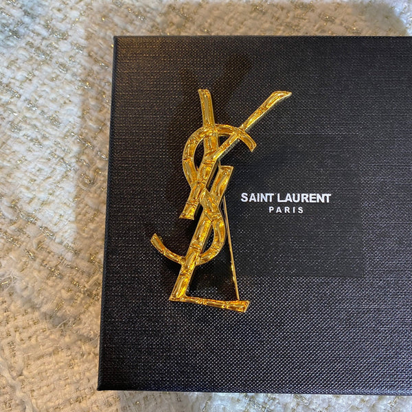 YSL Brooch Gold 158840