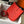 Mini Evelyne 18cm Red Togo Silver Hardware