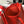 Mini Evelyne 18cm Red Togo Silver Hardware