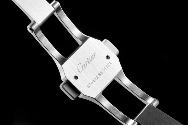pasha 35mm automatico in acciaio quadrante bianco lunetta con diamanti 