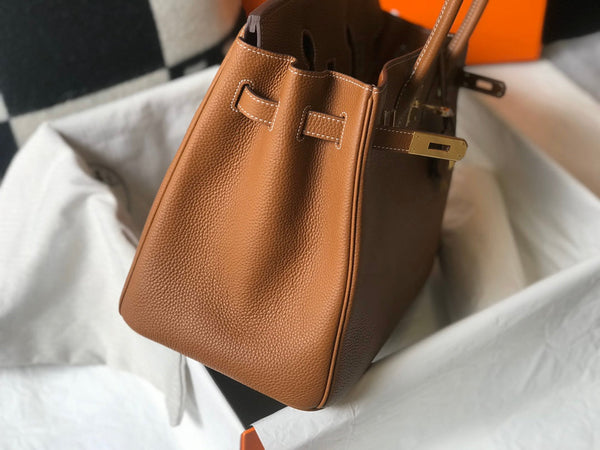 HM BIRKIN 35CM PELLE TOGO TAN ACCESSORI ORO