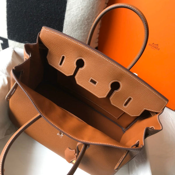 HM BIRKIN 35CM PELLE TOGO TAN ACCESSORI ORO