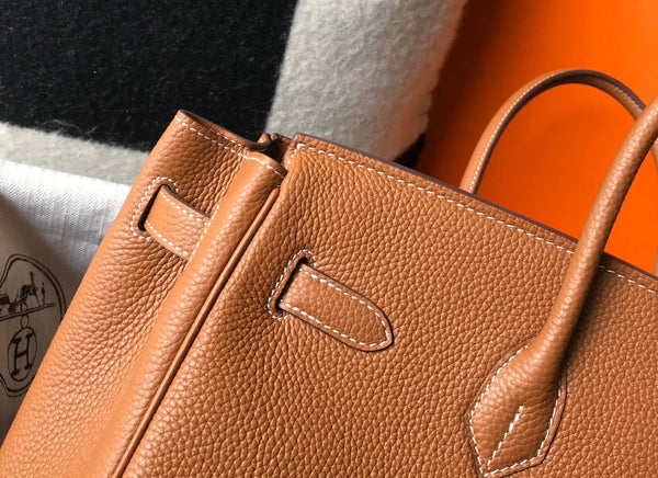 HM BIRKIN 35CM PELLE TOGO TAN ACCESSORI ORO