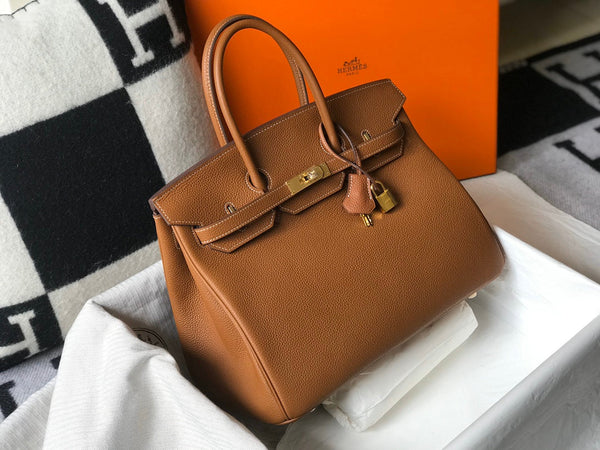 HM BIRKIN 35CM PELLE TOGO TAN ACCESSORI ORO