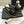 CC 26s Wooden Slippers Black Tweed Lambskin 916899