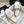 CC 26s Wooden Slippers White Tweed Lambskin 916900
