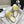 CC 26s Wooden Slippers White Yellow Tweed Lambskin 916902