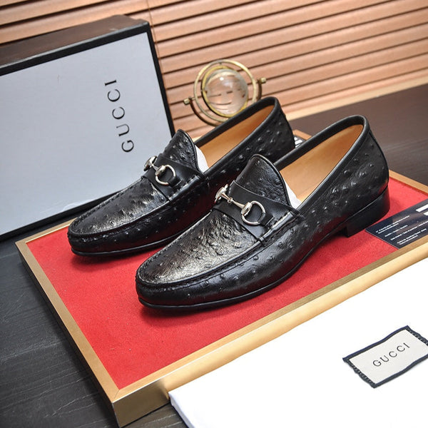 GG Men's Jordaan Loafer Black Cowhide 488966