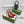GG SLINGBACK CON TACCO ALTO IN PELLE DI VITELLO RUBINO CON CATENA