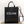small vertical cabas 28cm all black triomphe canvas