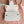 LADY 20 HANDBAG IN CROCODILE PATTERN WHITE CREAM CALFSKIN