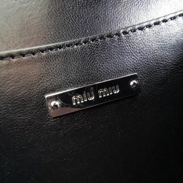BORSA A MANO LADY 20 IN PELLE DI VITELLO NERA FANTASIA COCCODRILLO