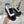 CC Sneaker 45mm Nero Bianco Pelle di Agnello e Vacchetta Rugosa