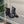CC Block Heel Ankle Boots 60mm Black Patent Leather Sheeepskin 464554
