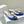 Manolo Buckle Mules 7cm Navy Blue Silk 208020