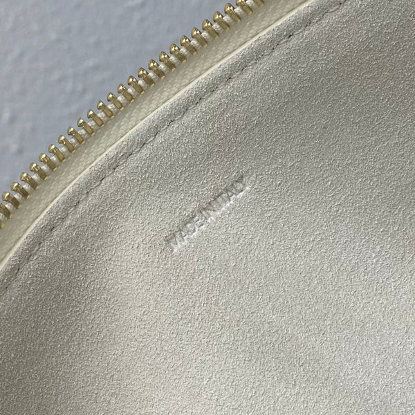Sac Celine Romy 34 cm en cuir de vachette crème