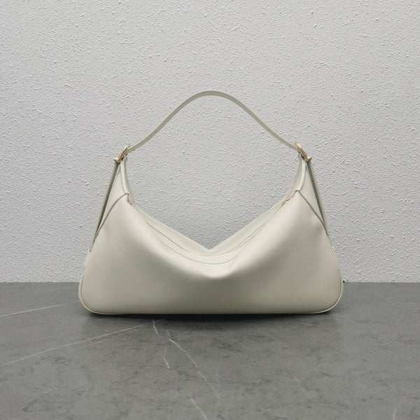 Sac Celine Romy 34 cm en cuir de vachette crème