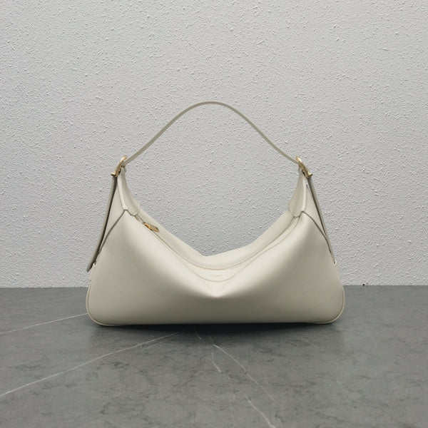 Sac Celine Romy 34 cm en cuir de vachette crème