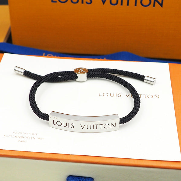 Bracciale LV Space Argento Nero