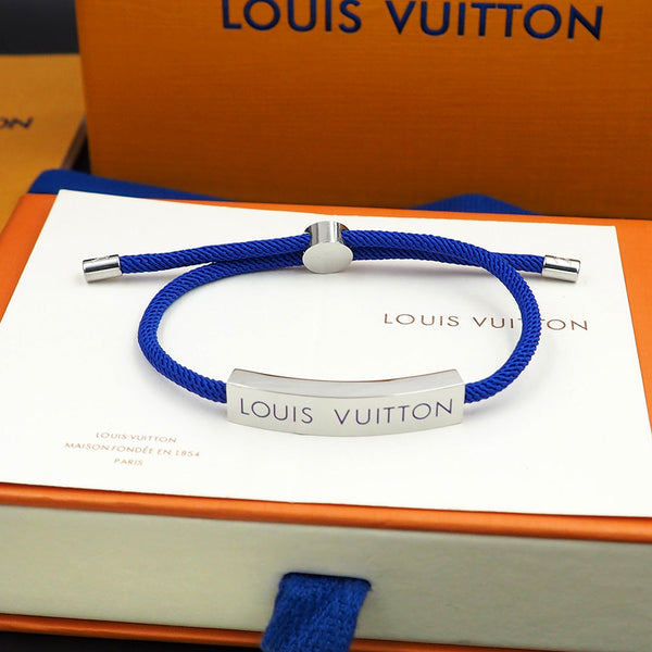 Bracciale LV Space Argento Blu