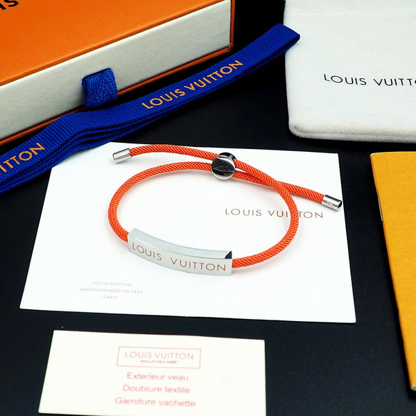 Bracciale LV Space Argento Arancione