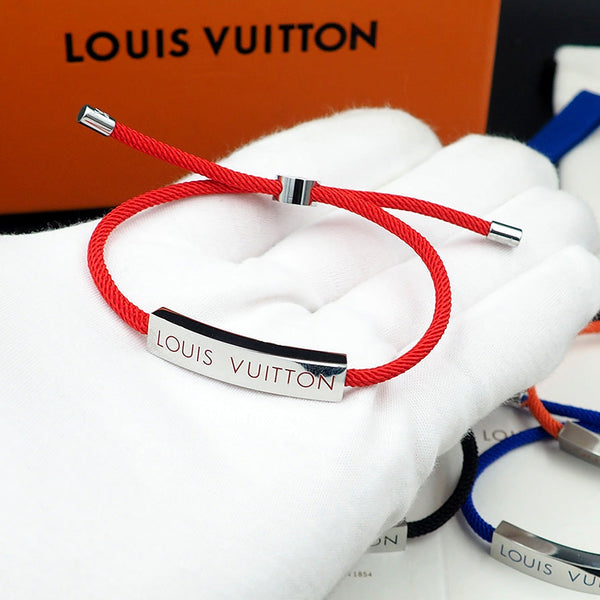 LV Space Bracelet Silver Red