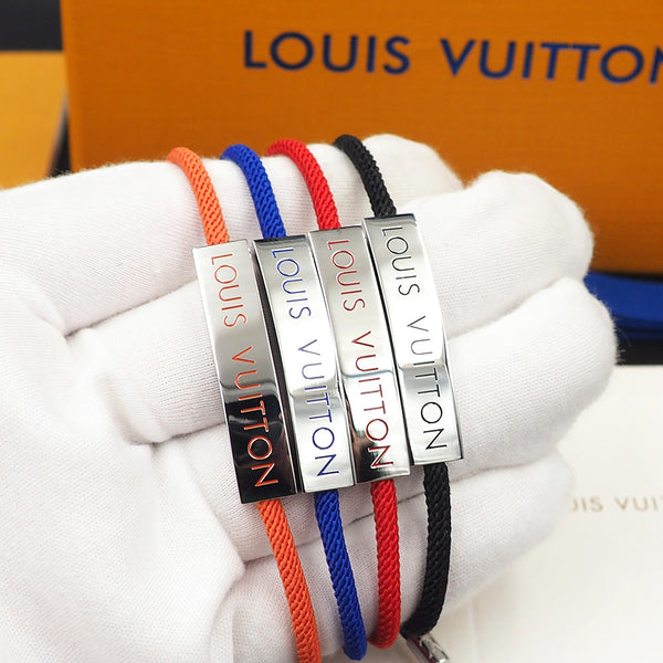 LV Space Bracelet Silver Red