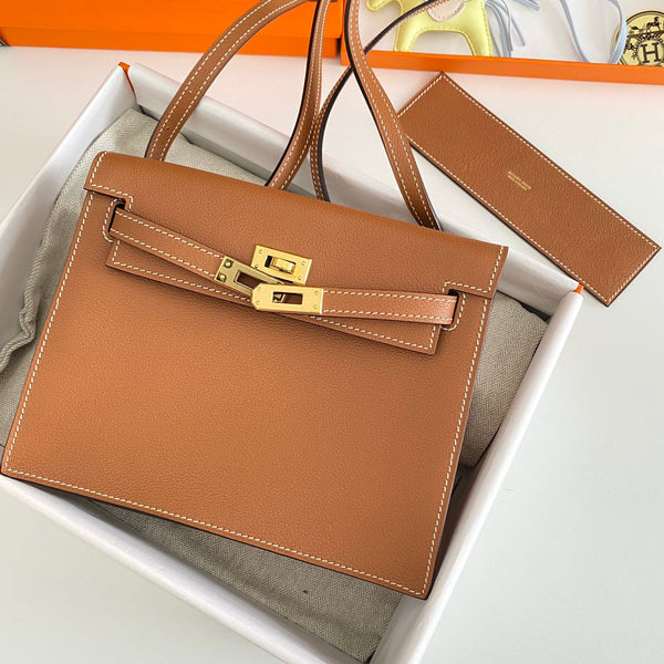 Kelly Danse II 22cm Pelle Evercolor Tan Ghw