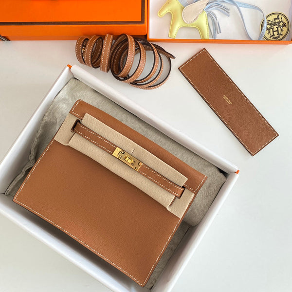 Kelly Danse II 22cm Pelle Evercolor Tan Ghw