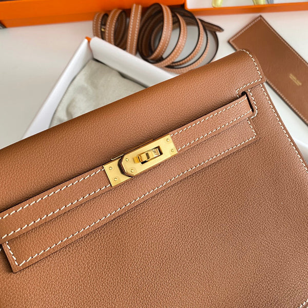 Kelly Danse II 22cm Pelle Evercolor Tan Ghw