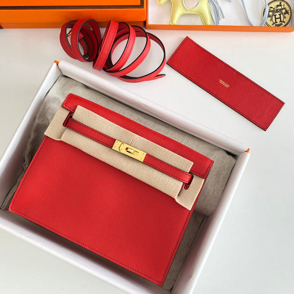 Kelly Danse II 22cm Rosso Evercolor Pelle Ghw