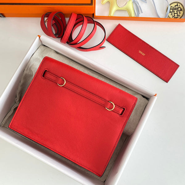 Kelly Danse II 22cm Rosso Evercolor Pelle Ghw