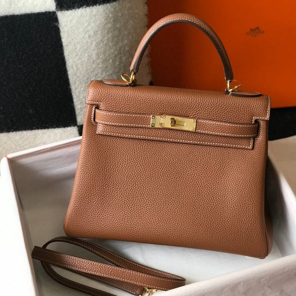 hm kelly 32cm pelle togo oro hardware dorato