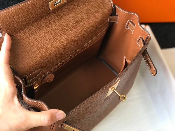 HM KELLY 25CM GIALLO OCRA TOGO ORO HARDWARE
