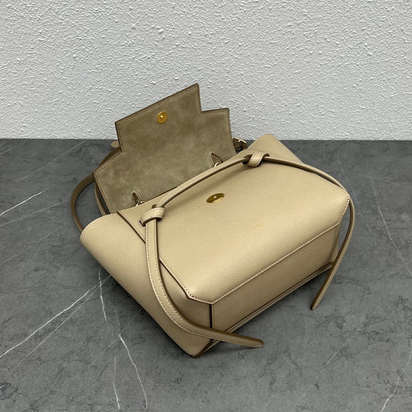 Celine Nano Belt Bag Beige Grain Leather