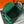 BORSA HM LINDY 30 IN PELLE DI VITELLO VERDE OCEANO CON FERRAMENTA ORO