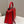 PEEKABOO ISEEU 33 IN RED GRAINED CALFSKIN SILVER HARDWARE