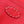 PEEKABOO ISEEU 33 IN RED GRAINED CALFSKIN SILVER HARDWARE