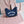 MATELASSÉ 21 BAG IN NAVY BLUE DENIM