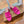Summer Charms Mules 80 Hot Pink Suede Pink Lambskin